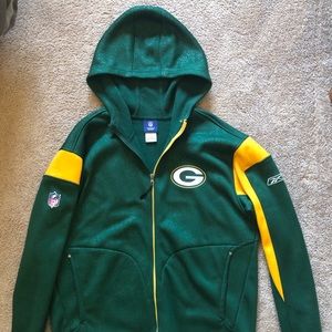Men’s Green Bay packers zip up Hoodie